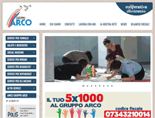Tablet Screenshot of gruppoarco.org